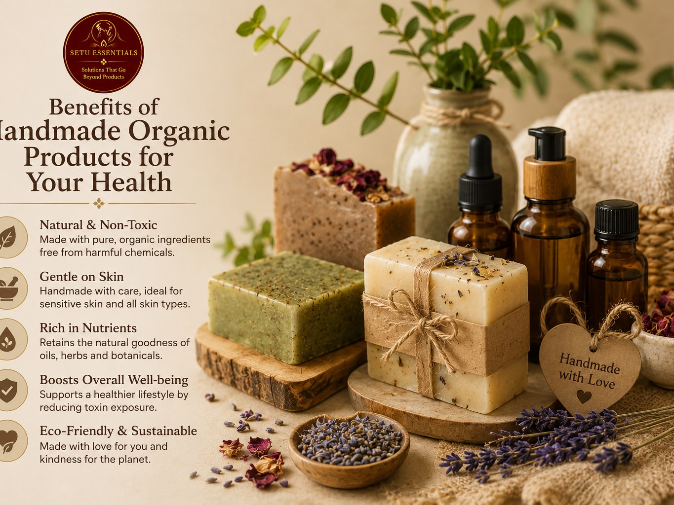 Benefits of Handmade Organic Products for Your Health